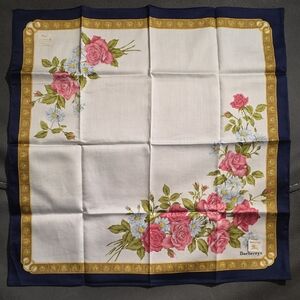 Burberry Floral Table Linen - White, Pink, and Gold